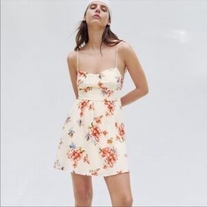 New Zara | Floral Print Corset Style Dress